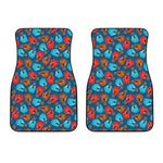 Boxing Gloves Pattern Print Front Car Floor Mats