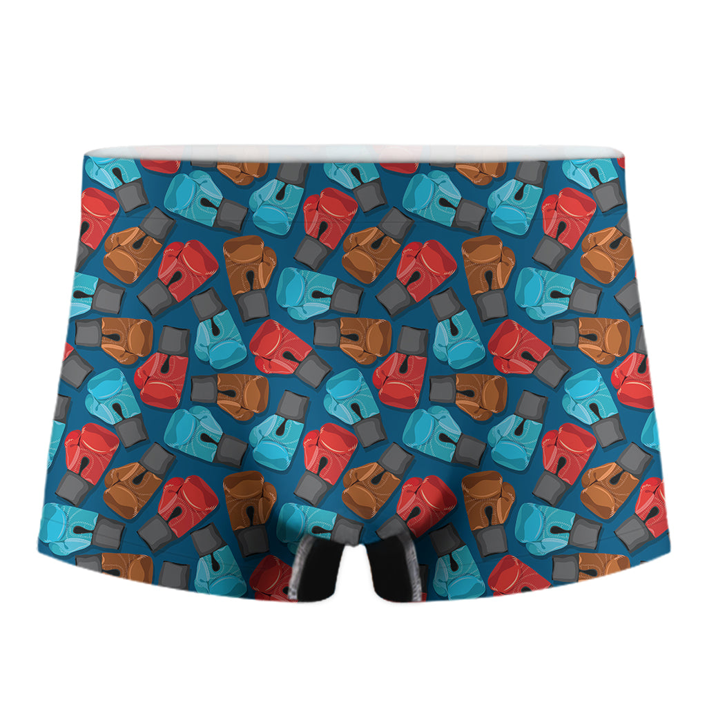 Boxing Gloves Pattern Print Men's Boxer Briefs