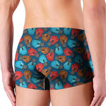 Boxing Gloves Pattern Print Men's Boxer Briefs