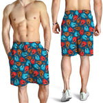 Boxing Gloves Pattern Print Men's Shorts