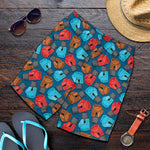 Boxing Gloves Pattern Print Men's Shorts