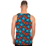 Boxing Gloves Pattern Print Men's Tank Top
