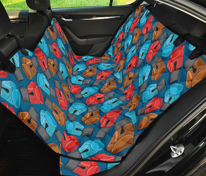 Boxing Gloves Pattern Print Pet Car Back Seat Cover