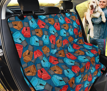 Boxing Gloves Pattern Print Pet Car Back Seat Cover