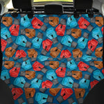 Boxing Gloves Pattern Print Pet Car Back Seat Cover