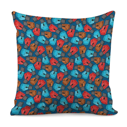 Boxing Gloves Pattern Print Pillow Cover