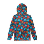 Boxing Gloves Pattern Print Pullover Hoodie