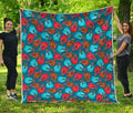 Boxing Gloves Pattern Print Quilt