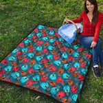 Boxing Gloves Pattern Print Quilt