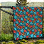Boxing Gloves Pattern Print Quilt