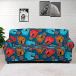 Boxing Gloves Pattern Print Sofa Cover