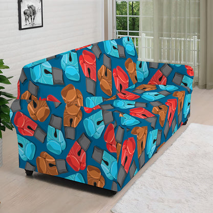 Boxing Gloves Pattern Print Sofa Cover