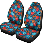 Boxing Gloves Pattern Print Universal Fit Car Seat Covers