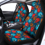 Boxing Gloves Pattern Print Universal Fit Car Seat Covers