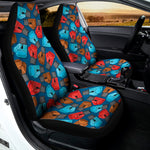 Boxing Gloves Pattern Print Universal Fit Car Seat Covers