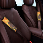 Brave Firefighter Painting Print Car Seat Belt Covers
