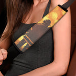 Brave Firefighter Painting Print Car Seat Belt Covers