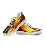 Brave Firefighter Painting Print White Sneakers