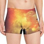 Brave Firefighter With Axe Print Men's Boxer Briefs