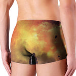 Brave Firefighter With Axe Print Men's Boxer Briefs