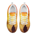 Brave Firefighter With Axe Print White Sneakers