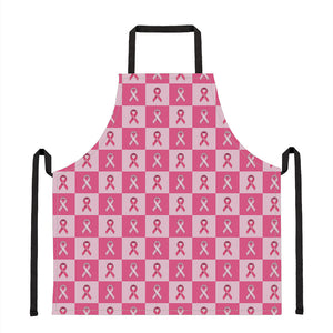 Breast Cancer Awareness Pattern Print Apron