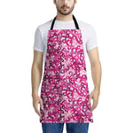 Breast Cancer Awareness Symbol Print Apron