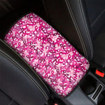 Breast Cancer Awareness Symbol Print Car Center Console Cover