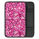 Breast Cancer Awareness Symbol Print Car Center Console Cover