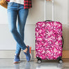 Breast Cancer Awareness Symbol Print Luggage Cover