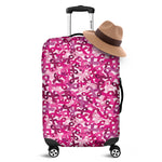 Breast Cancer Awareness Symbol Print Luggage Cover