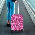 Breast Cancer Awareness Symbol Print Luggage Cover