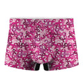 Breast Cancer Awareness Symbol Print Men's Boxer Briefs