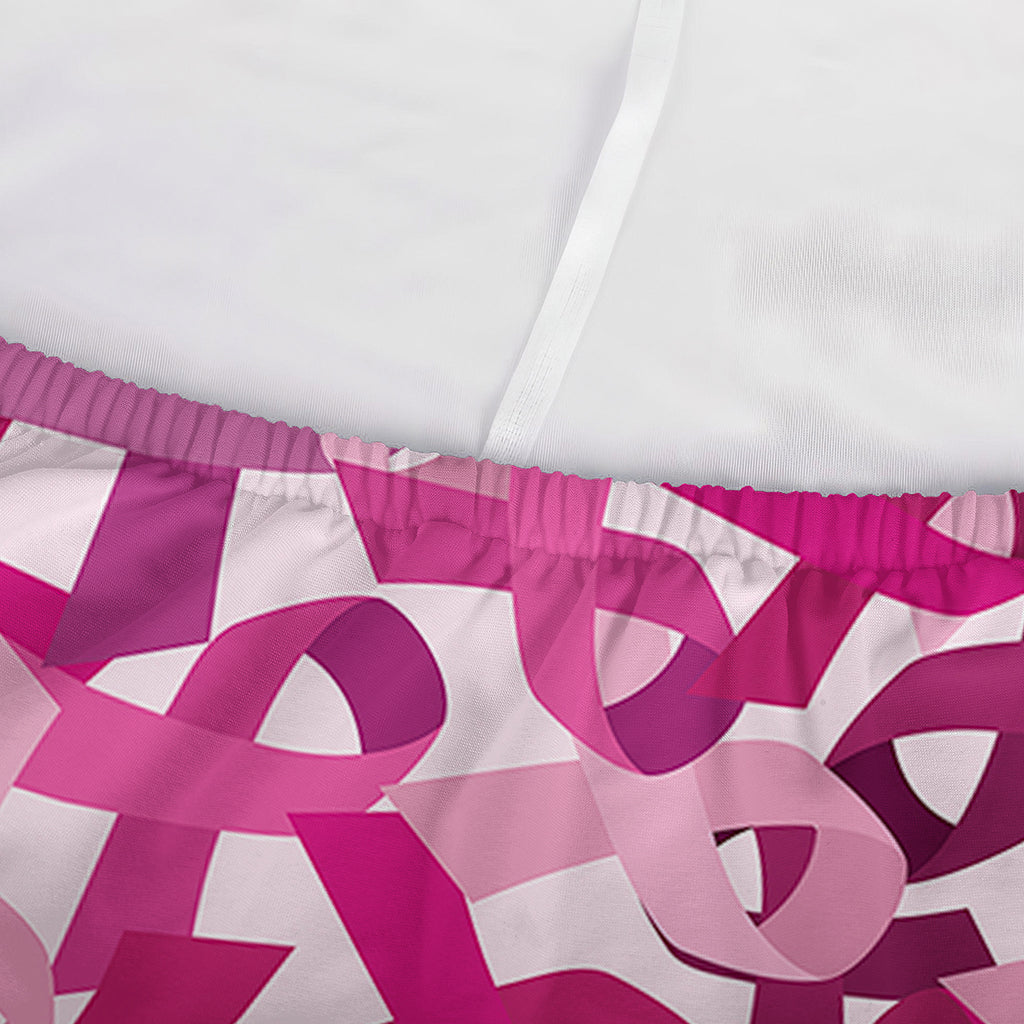 Breast Cancer Awareness Symbol Print Sofa Cover