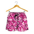 Breast Cancer Awareness Symbol Print Women's Shorts