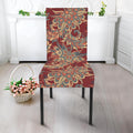 Brick Floral Bohemian Pattern Print Dining Chair Slipcover