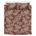 Brick Floral Bohemian Pattern Print Duvet Cover Bedding Set