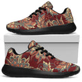 Brick Floral Bohemian Pattern Print Walking Shoes