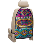 Bright Colors Aztec Pattern Print Car Seat Organizers
