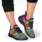 Bright Colors Aztec Pattern Print Mesh Knit Shoes GearFrost