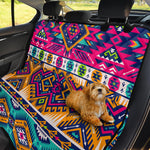 Bright Colors Aztec Pattern Print Pet Car Back Seat Cover