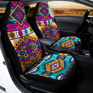 Bright Colors Aztec Pattern Print Universal Fit Car Seat Covers