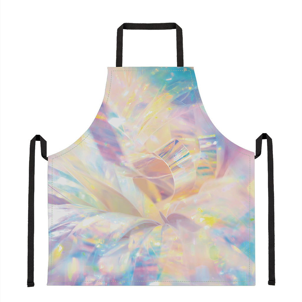 Bright Holographic Print Apron