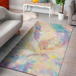 Bright Holographic Print Area Rug