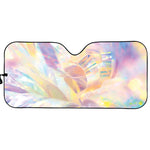 Bright Holographic Print Car Sun Shade