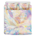 Bright Holographic Print Duvet Cover Bedding Set