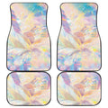 Bright Holographic Print Front and Back Car Floor Mats