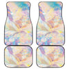 Bright Holographic Print Front and Back Car Floor Mats