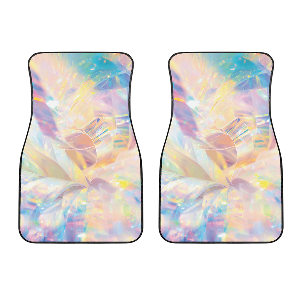 Bright Holographic Print Front Car Floor Mats