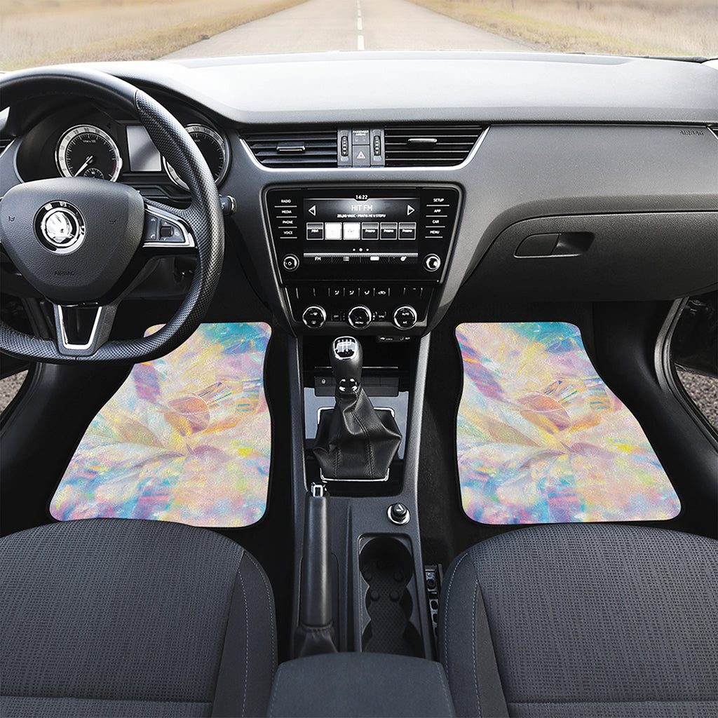 Bright Holographic Print Front Car Floor Mats